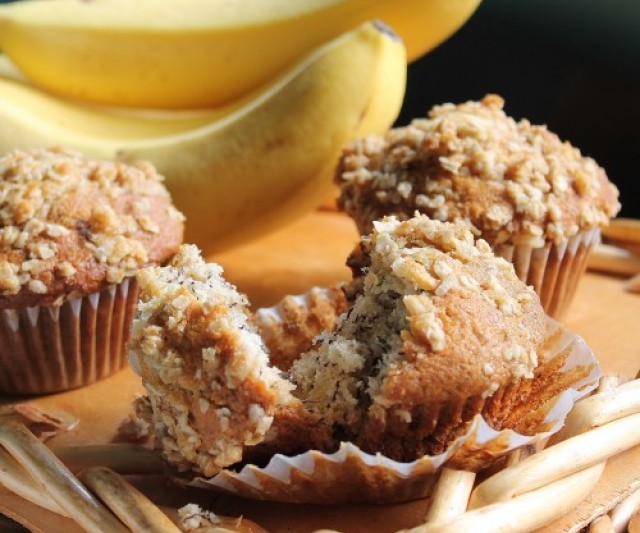 Receta de Muffins de Banana y Nuez